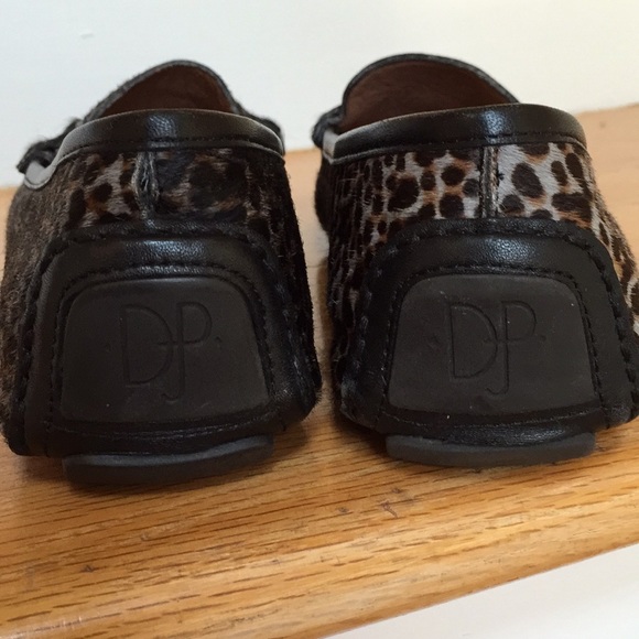 Donald J Pliner VIKY moccasin gray/black/brown fur - Picture 3 of 8